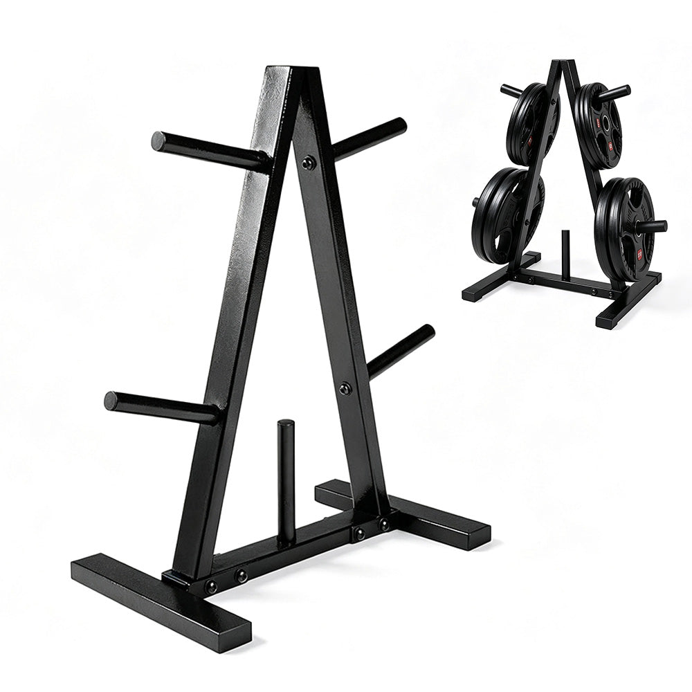 Weight Plate Rack for 1 Inch Plates Weight Tree for Home Gym