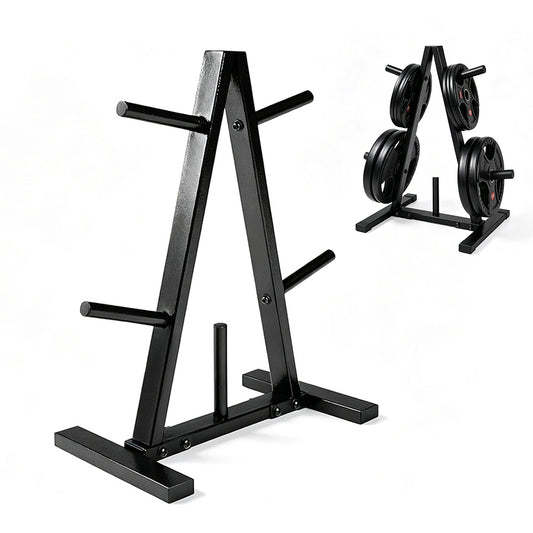 Weight Plate Rack for 1 Inch Plates Weight Tree for Home Gym