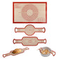 Thick Silicone Pastry Mat Non Stick Baking Dough Mat for Kitchen