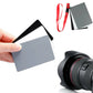 2 Set White Balance Cards 18 Percent Exposure Kit for Camera Calibration