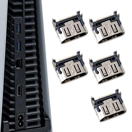 5 HDMI Port Connectors Compatible with PS5 for Mainboard Replacement