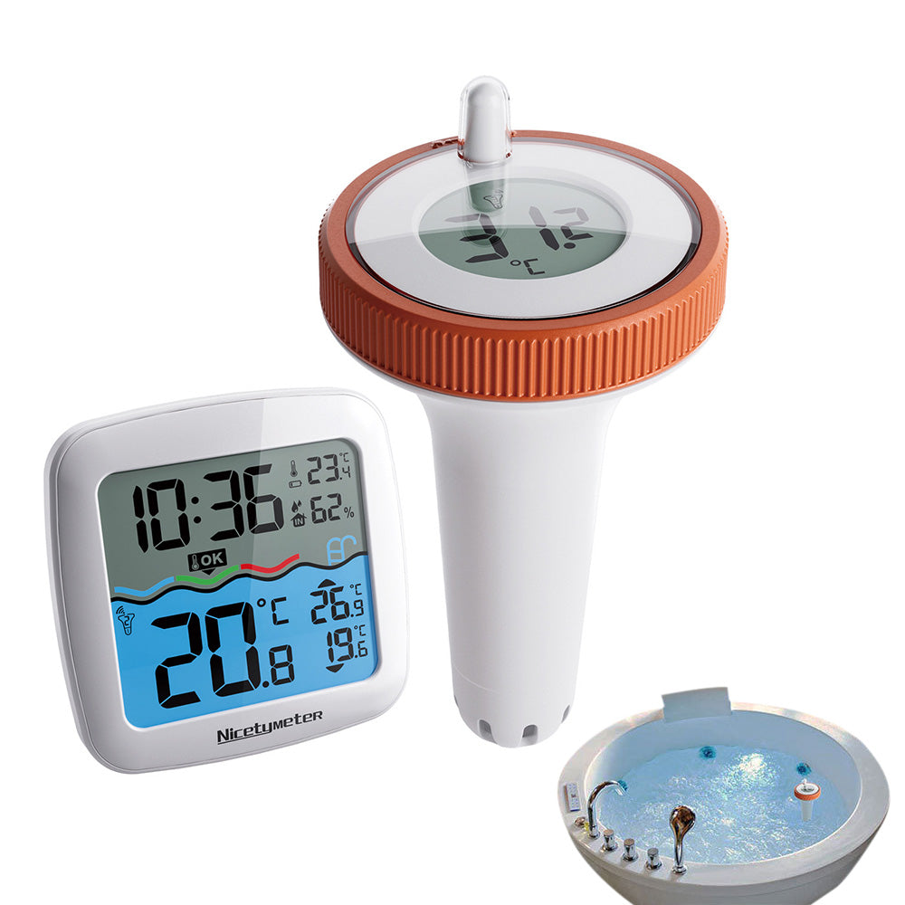 Waterproof Pool Thermometer Digital Pool Thermometer Floating for Swimming Pool