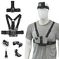 6-Piece Head Strap and Chest Harness Mount Kit for Phone Action Camera