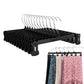 12 PCS 360 Degree Rotating Clothes Hangers with Adjustable Clips for Pants Skirts