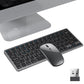 Compact Wireless Keyboard and Mouse Combo Compatible with Windows Mac