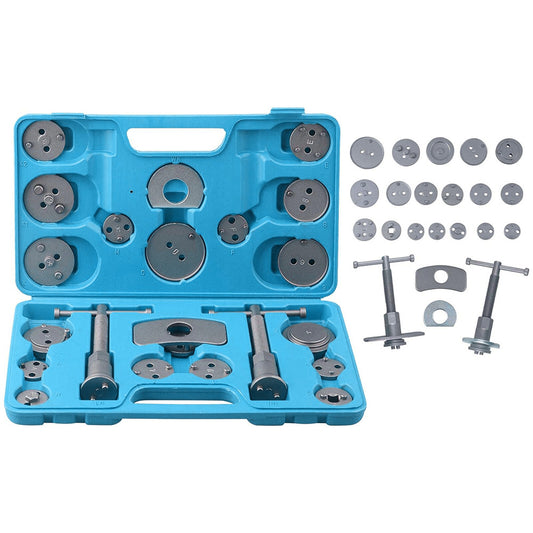 22-Piece Auto Car Universal Disc Piston Caliper Brake Rewind Wind Back Tool Kit Set