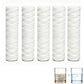 5 Pack 25.4 cm String Wound Sediment Water Filter for Water Filtration