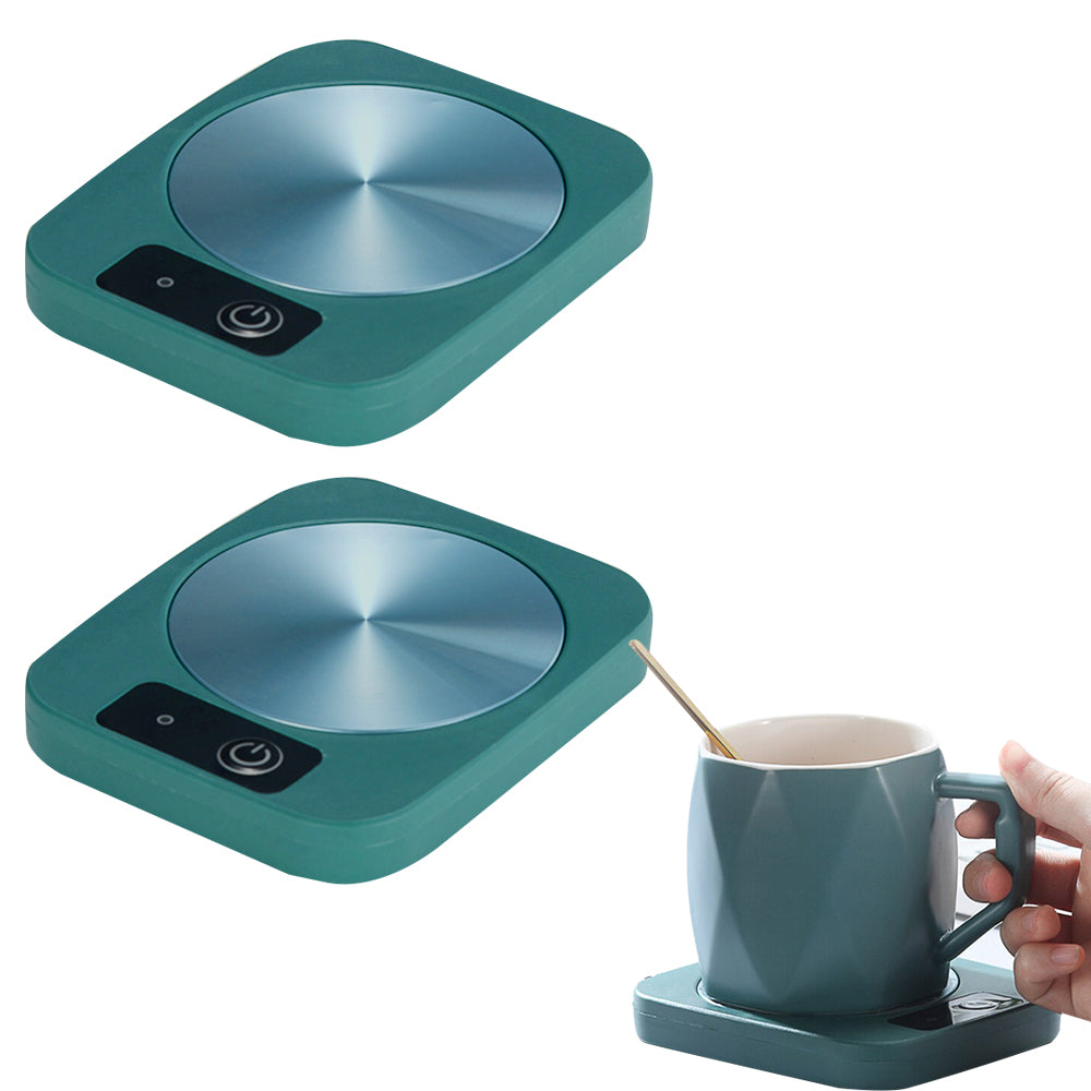 2Pcs Electric USB Plug Coffee Mug Thermostatic Warmer