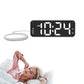 Vibrating Alarm Clock with Extra Bed Shaker for Heavy Sleepers