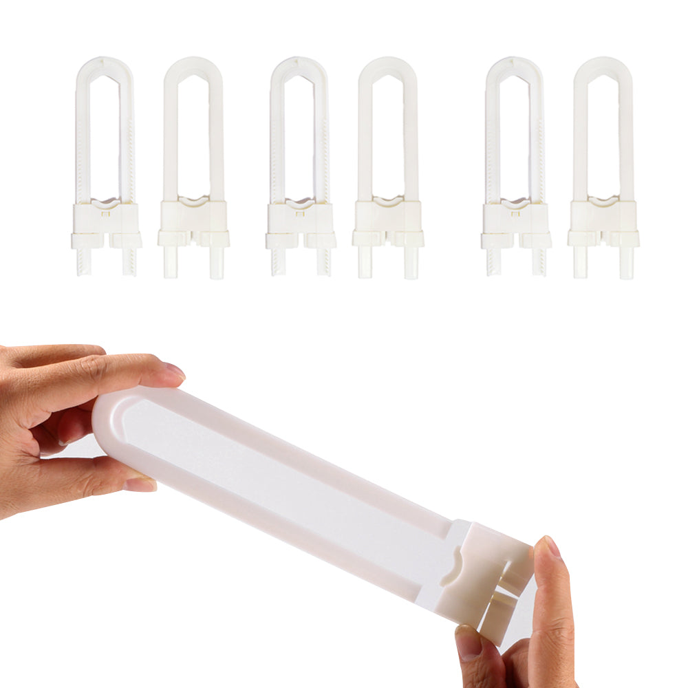 6Pcs U-Shaped Adjustable Sliding Lock for Cabinet