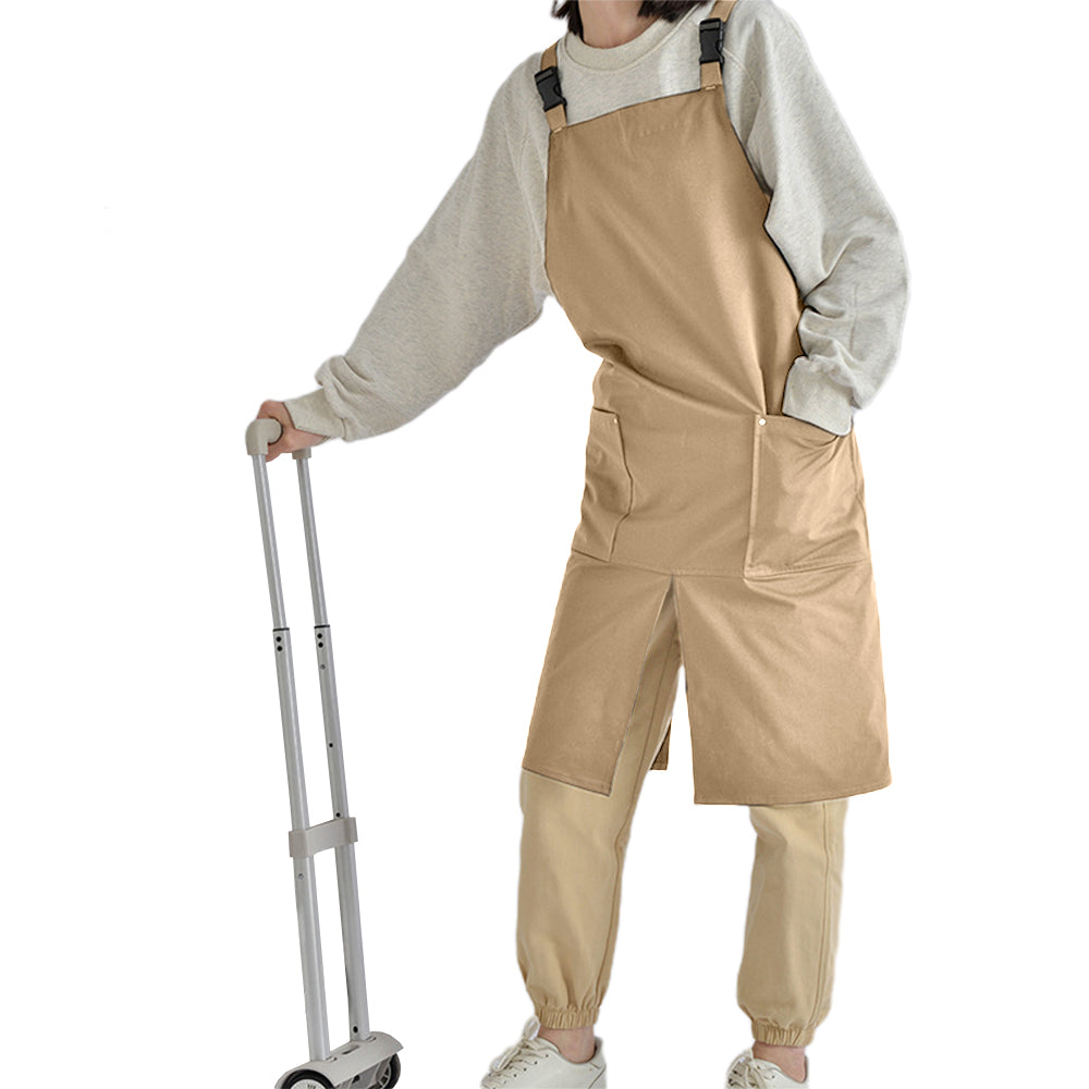 Kitchen Apron Water-Resistant Overalls Bib Apron