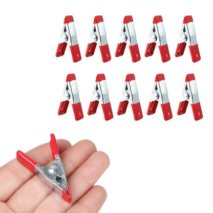 10Pcs Metal Spring Clamps for Wood Working