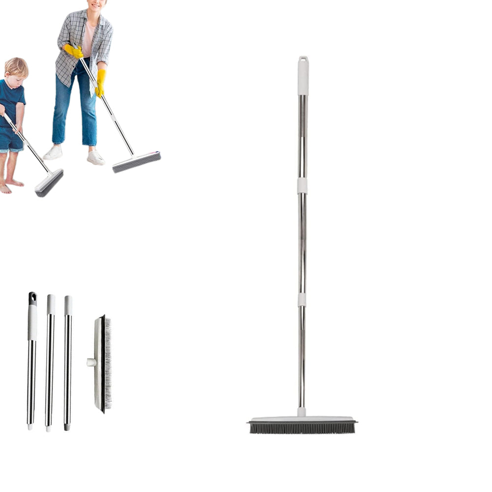 Detachable Hair Removal Rubber Broom