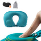 Press Type Inflatable U-Shaped Travel Neck Rest Pillow