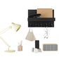 Rustic Wall-Mounted Entryway Organizer - Wooden Mail & Key Holder with Hooks