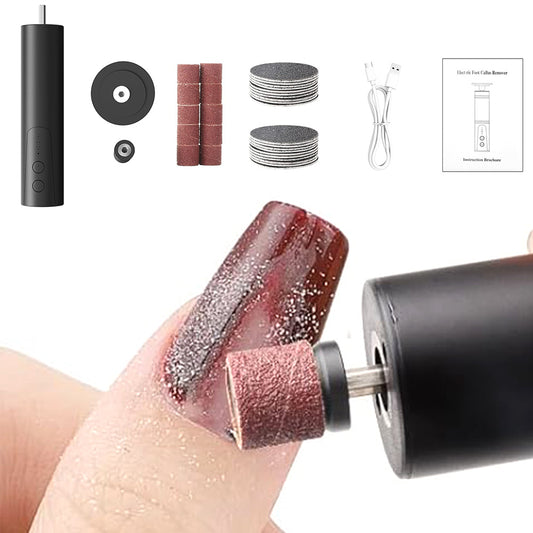 2 in 1 Electric Foot Callus Remover Electric Foot File Nail Grinder with Sandpaper