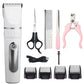 Electric Dog Cat Clippers Grooming Kit Cordless Pet Hair Trimmer Set