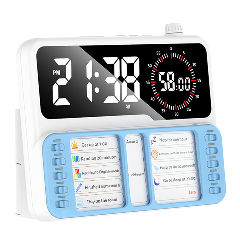 Visual Countdown Timer Clock Task Board and Pen Holder