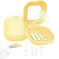 Retainer Case with Mirror and Retainer Removal Tool Mouth Guard Storage Box
