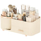360 Degree Rotating Makeup Organizer for Brush Holder and Drawers
