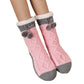 Womens Slipper Fuzzy Grips Socks Fluffy Winter Warm Thick Thermal Cozy Plush Non Slip Cabin Soft Fleece Socks