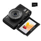 Digital Camera with 180 Degree Flip Screen WiFi Vlogging Camera with 64G TDF Card