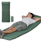 Inflatable Camping Sleeping Pad Ultralight Camping Mat with Pillow and Built-in Foot Pump