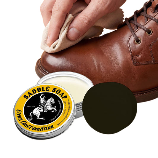 Leather Boot Care Kit Saddle Soap Furniture Salve for Leather Furniture Repair Tool