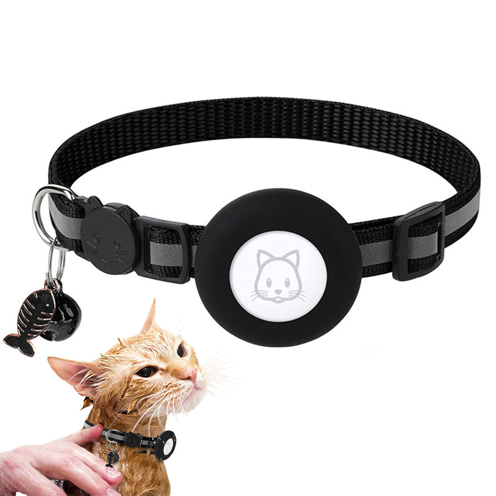 Adjustable Cat Collar Compatible with Apple Airtag