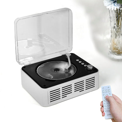 Retro CD Player Multifunctional Music Player with Bluetooth FM Radio for Home Use