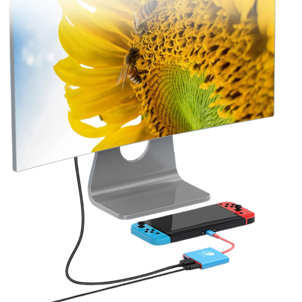 3in1 Dock for Nintendo Switch  4K HDMI Docking Station USB 3.0 100W Travel Adapter