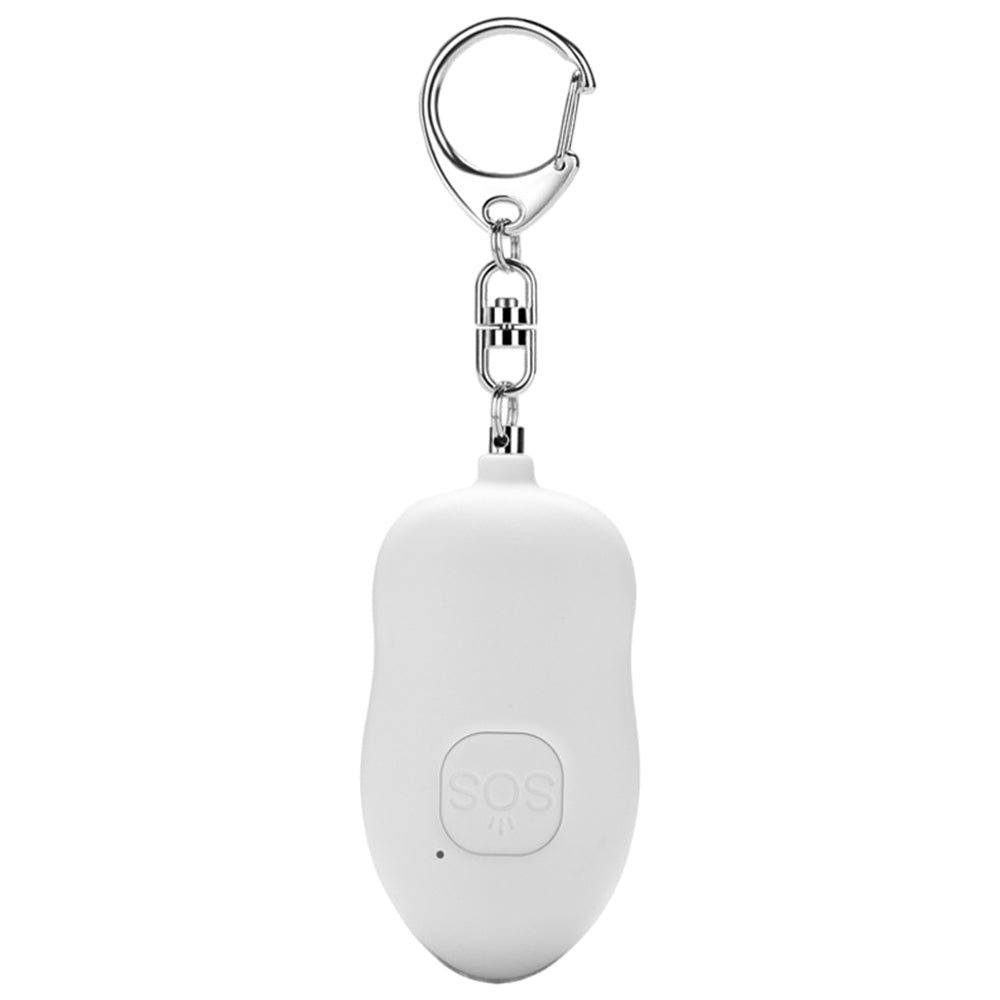 130dB Anti-Attack Rechargeable Personal Security Alarm Keychain Emergency Torch