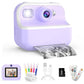 Kids Instant Print Camera Zero Ink Print Photo Camera with 32G TF Card