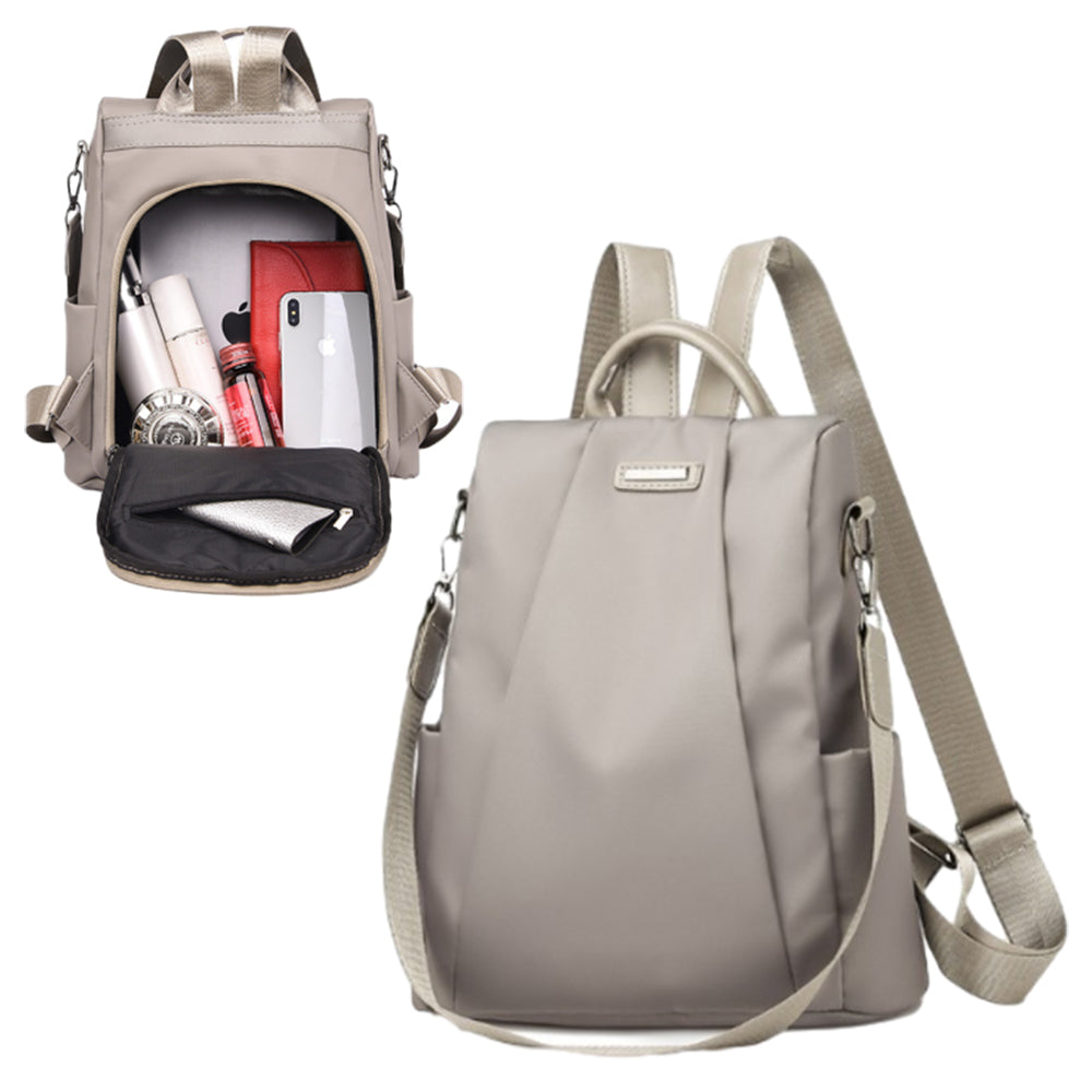 Anti-Theft Double Water-Resistant Oxford Cloth Travel Backpack