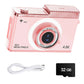 Digital Camera with 32GB SD Card Dual Lens 2.4 Inch Autofocus Camera