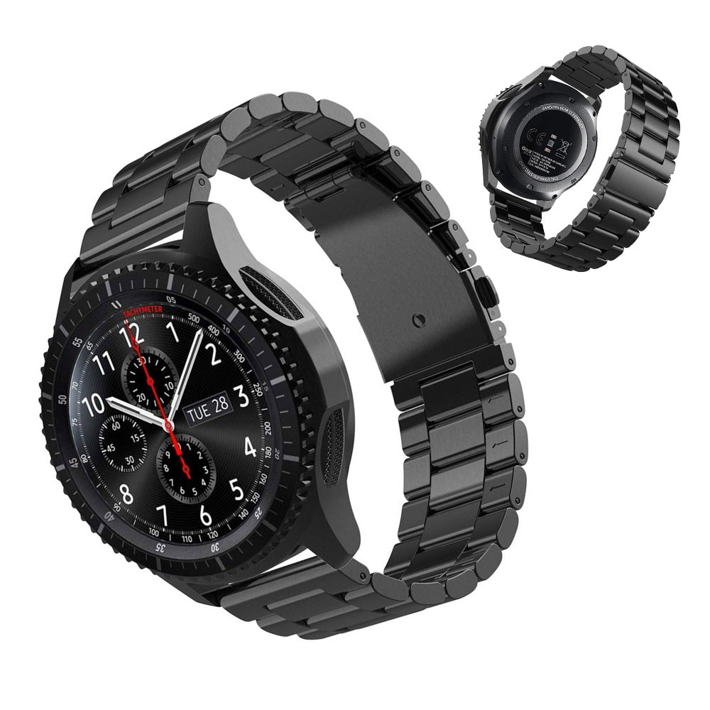Stainless Steel Replacement Band for Samsung Gear S3 Strap-Black
