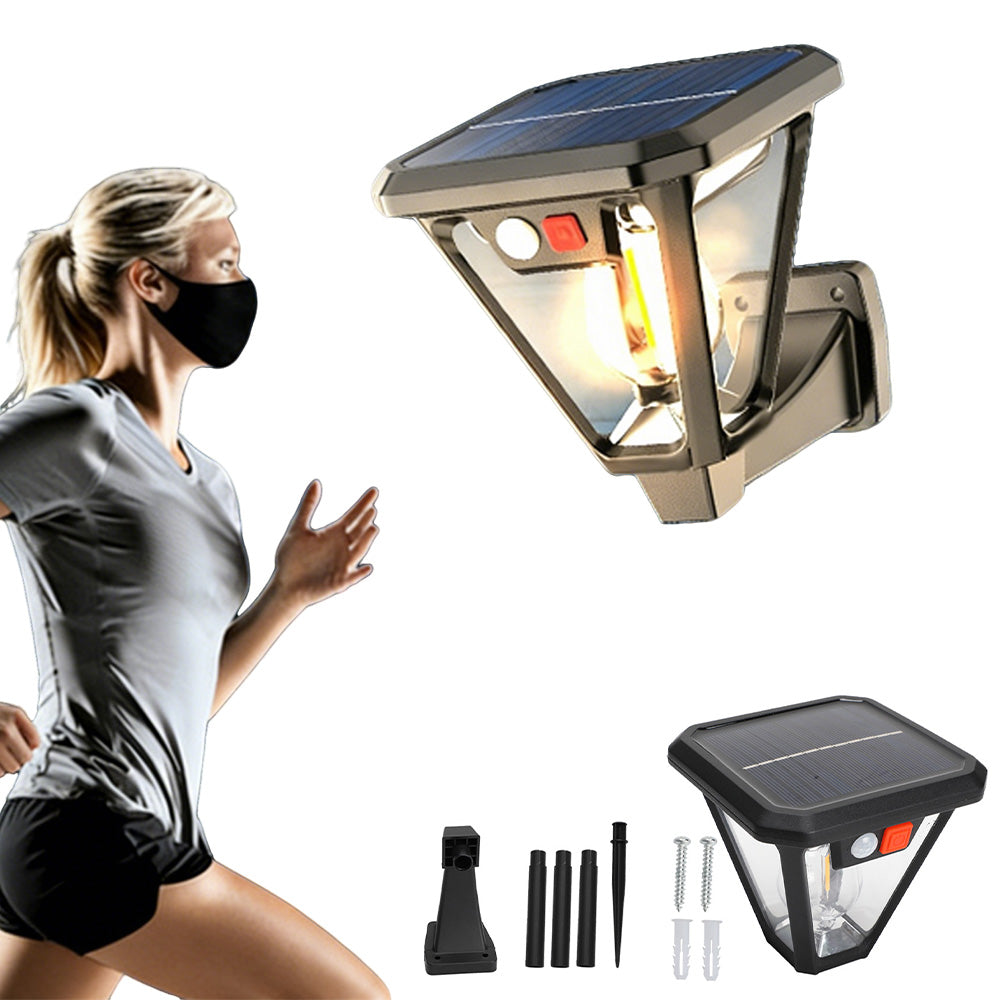 Solar Spot Lights Wall Motion Sensor Lights Path Lamp For Garden