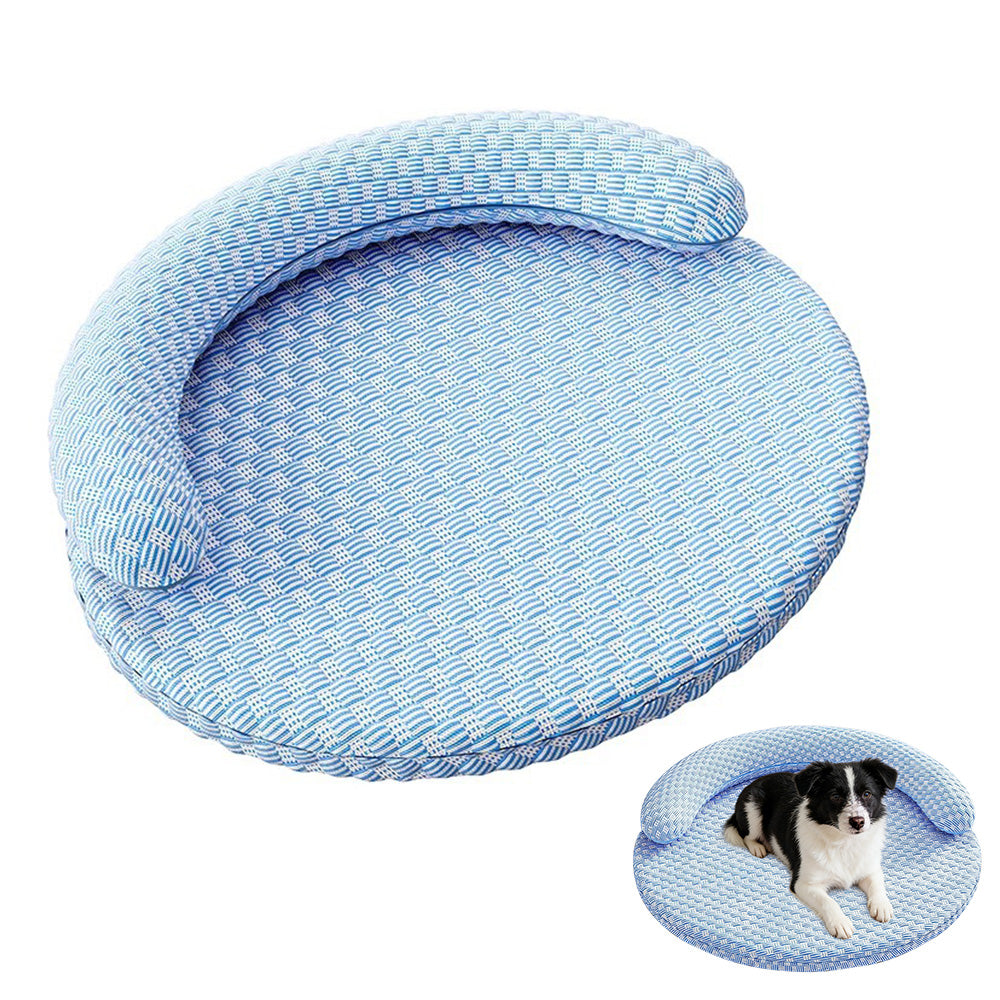 Washable Cooling Pet Bed with Removable Cover for Dogs and Cats