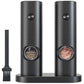 2Pcs Electric Salt And Pepper Grinder Set Automatic Salt Pepper Grinder Mill