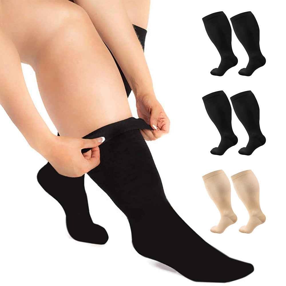 3 Pairs Unisex Plus Size Socks-Style A