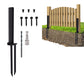 H Design Fence Post Anchor Repair Stake Kit