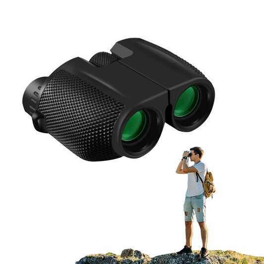 Compact 10X25 Binoculars Night Vision Telescope for Outdoor Travel
