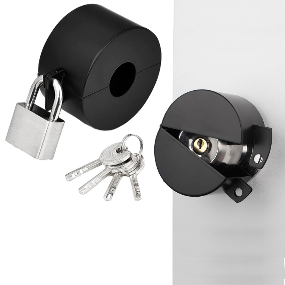 Door Handle Lock With Padlock Door Knob Lock Out Device For Disable the Doorknob