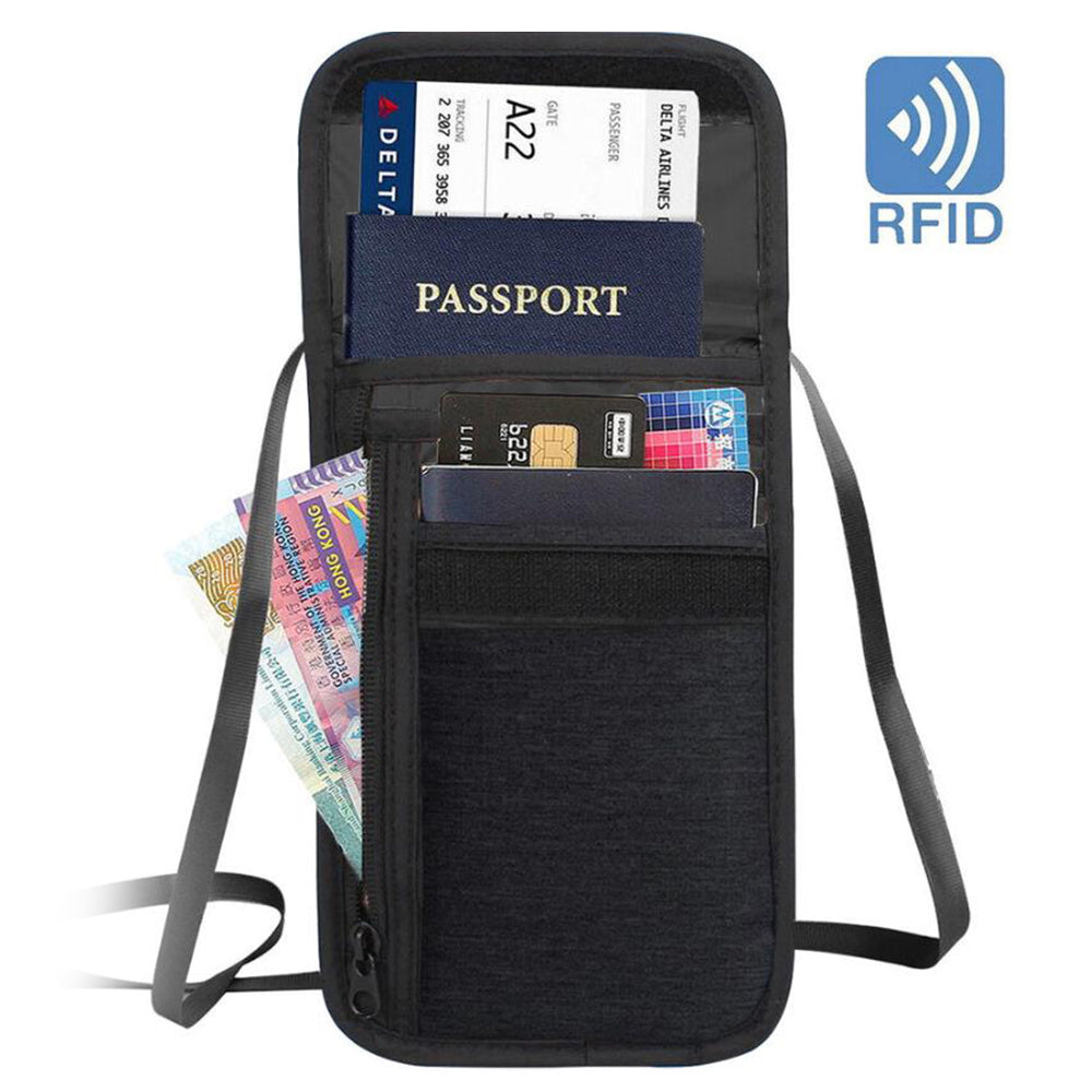 RFID-Blocking Travel Anti-Theft Security Crossbody Bag