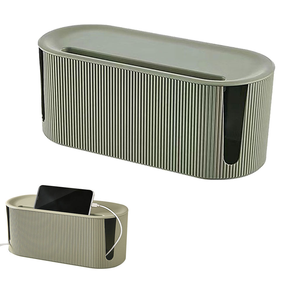 Cable Storage Box Wire Management Case Power Plug Socket Organizer Box