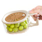 2 in 1 Collapsible Colander and Basin for Washing Draining and Storage