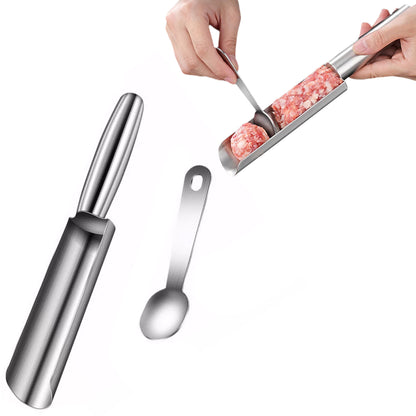 304 Stainless Steel Handheld Meatball Maker with Scoop