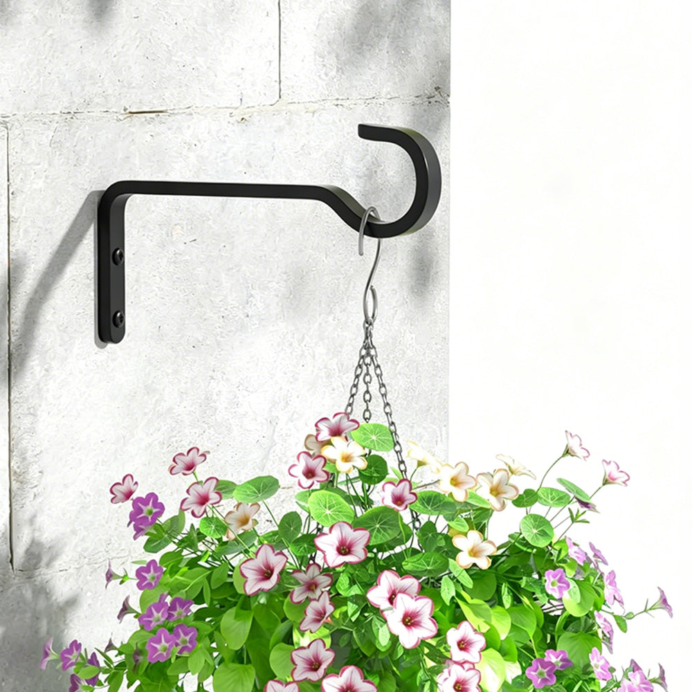 Rustproof Iron Plant Hooks for Wall Outdoor Bird Feeder Planter Baskets Hanger