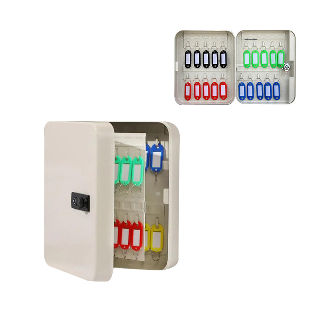 Wall Mount Key Storage Security Combination Lock Cabinet-20 Keys Type