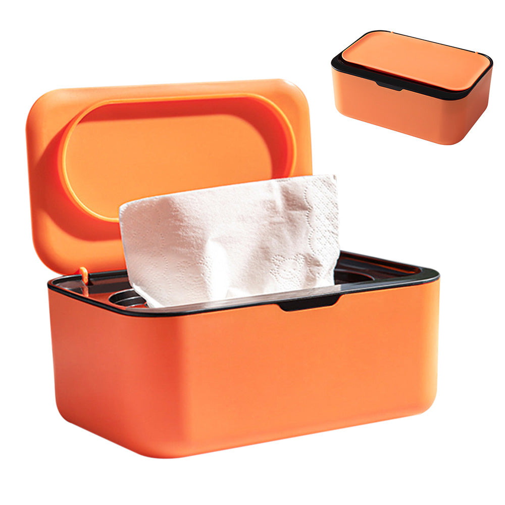 Wipes Dispenser Wipes Tissue Storage Case With Lid Refillable Wipe Holder